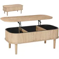 Vevor Couchtisch Höhenverstellbar 1000x480x405-545 mm