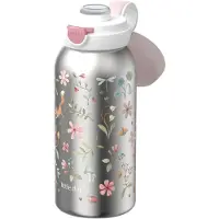 Mepal Campus Edelstahl Trinkflasche mit Klappdeckel 600 ml Little Dutch - Fairy Wonders