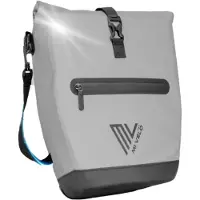 MIVELO 2-in-1 Packtasche für Gepäckträger Capax 25L - Wasserdicht - 58 x 24/32 x 16 cm - Voll reflektierend