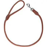 Hunter Leine Round & Soft Canadian UP für Hunde Cognac L