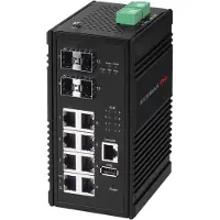 Edimax Switch Industrial 8-Port Gigabit PoE+ WebM. 4xSFP