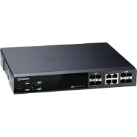Qnap QSW-M804-4C, Managed, 10G Ethernet (100/1000/10000), Vollduplex, Rack-Einbau