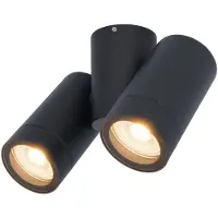 HOFTRONIC™ Silva LED Deckenleuchte 8W 690lm 2700K Schwarz IP65 Schwenkbar