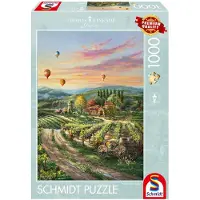 Schmidt Spiele Thomas Kinkade Studios: Peaceful Valley Vineyard, 1000 Stück(e), Landschaft, 12 Jahr(e)