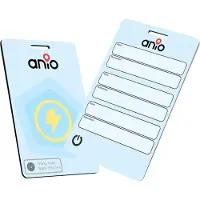 Anio BagTag Tracker Karte Schlanker Bluetooth Finder für Apple Wo ist?