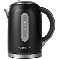 Riviera & Bar riviera&bar MILA Wasserkocher Stainless Steel 1,5L Black