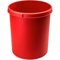 HAN Papierkorb KLASSIK, 30 Liter, mit 2 Griffmulden, extra stabil, rund