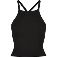 Urban Classics Yoga & Relax Shirt "Damen Ladies Rib Knit Crossed Back Top" 1