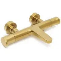 SAT DARK Thermostat-Wannenarmatur, gebürstetes Gold SATBSDA222BZ