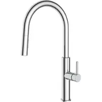 SAT Küchenarmatur mit Auszugsbrause, 2 Funktionen, Chrom SATBSD286