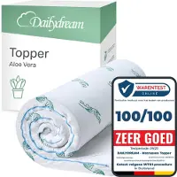 Nivion Dailydream - Memory Foam - Aloe Vera Topper - S - bis 60kg - 3,5cm Höhe / 140x200cm - Druckentlastung