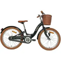 Volare Ashley Kinderfahrrad - Mädchen - 24 Zoll - Schwarz