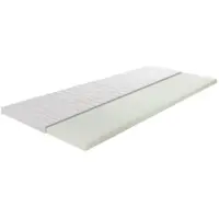 Sconto Kaltschaum Topper ¦ weiß ¦ Maße (cm): B: 90 H: 6