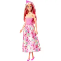 Barbie Royal Puppe mit Pinken Strähnchen