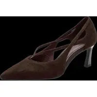 Tamaris Damen Pumps aus Leder mit filigranen Riemchen und spitzer Kappe 1-22459-47, Größe:39 EU, Farbe:Braun