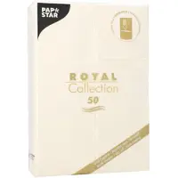 Papstar ROYAL Collectionchampagner mit Besteckfalz ROYAL Collection