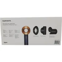 Dyson Haartrockner "Supersonic Strait+Wavy Nachtblau/Kupfer" 1.600 W 3 Aufsätze Schnelles Trocknen ohne extreme Hitze