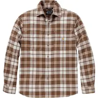 Carhartt - Flannel L/S Plaid Shirt - Hemd Gr XL braun