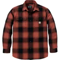 Carhartt Hubbard Loose LS Plaid Shirt homestead red (RG0) XL REG