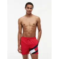 Tommy Hilfiger Swimwear Badeshorts "SF MEDIUM DRAWSTRING" mit Markenlabel