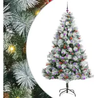 vidaXL Greta (mit LEDs und lilafarbenen Bällen)