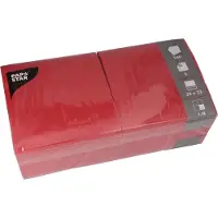 Papstar 250 Servietten, 3-lagig 1/4-Falz Bordeaux