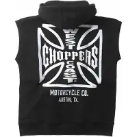 WCC OG ATX Hoodie-Weste Herren Baumwolle schwarz, L
