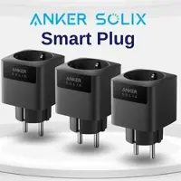 Anker SOLIX Smart Plug Gen 2, WLAN-Steckdose App Fernbedienung für PRO / Plus - 3er Set