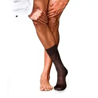 Falke No. 9 Pure Fil d'Écosse Socken Herren brown 41-42