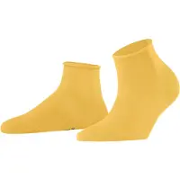 Falke Socken "Cotton Touch", Damen, Gr. 35-38, Sockengröße, gelb (banana (1333)), Obermaterial: 63% Baumwolle CO. 31% Polyamid PA. 6% Elasthan EL., glatt, Socken Socken