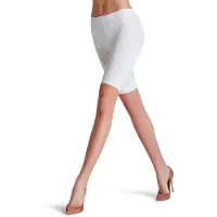 Falke Bike 130 DEN Damen Panty, S, Weiß, Uni