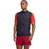 Falke Herren Lauf Weste, L, Schwarz, Mehrfarbig