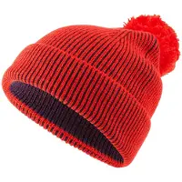 Falke Unisex Ski Mütze, Onesize, Orange, Motiv, Schurwolle