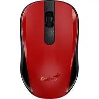 Genius NX-8008s/Kancelářská/Optická/1 200 DPI/Bezdrátová USB/Červená