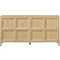STILVORA Sideboard mit Tip-On Öffnung und Soft-Close Scharnieren, Aufbewahrungsschrank mit kippsicherer Wandhalterung,Kommode Eichenton