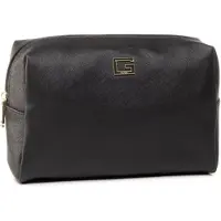 GUESS Nohea, Textile Bag, Large Top Zip, Black, For Women, 23 x 15 x 10 cm