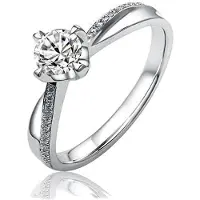 Silvego Silver engagement ring SHZR302 - Circuit: 57 mm