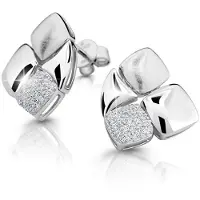 Modesi Design of silver earrings M23046