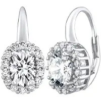 Silvego Silver earrings SHARON with zircons LPS0611W