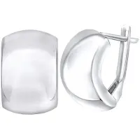 Silvego Soft silver earrings QRK53