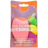 Real Techniques Hyperbrights XL + Mini Miracle Complexion Sponge Set Make-up Schwämmchen - Set
