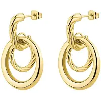 Brosway Stylish Gold-Plated Dangle Earrings Amy Bay29