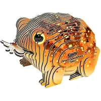 Eugy 3D Puzzle - Wüstenpfad Bastelset aus Karton für Kinder