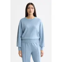 Scotch & Soda Modal Sweatshirt Faded Denim Größe: L | Pullover Outlet | Damen | Blau