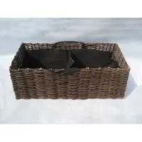Intergard Hochbeet aus Weidengeflecht 100x35x35cm