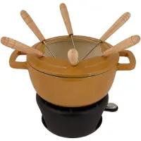 Cosy & Trendy Fondue-Set Fontestic Amber Gold 18 cm