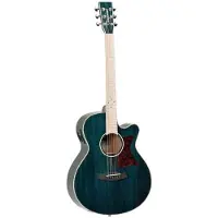 Tanglewood TW4CEBLA Winterleaf Super Folk Blau glänzend