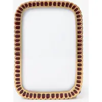Sissy-Boy Fotorahmen Scalloped Enamel - Bordeauxrot