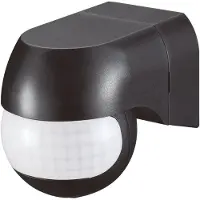 HOFTRONIC™ PIR-Bewegungsmelder 400W 12m IP44 Schwarz 180°