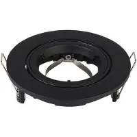 HOFTRONIC™ LED Einbaustrahler schwenkbar GU10 Fassung rund schwarz IP20
